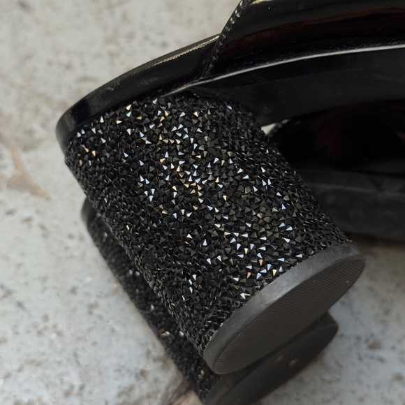 MICHAEL Michael Kors Slide Mule with Black Crystal Heel 8 - Picture 5 of 10